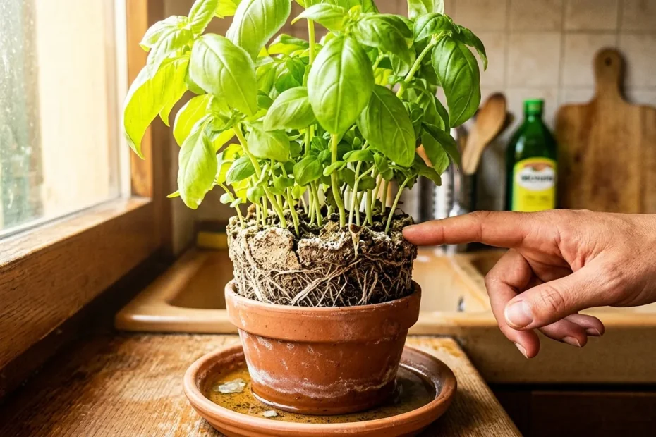 Perché il basilico del supermercato muore subito sul davanzale