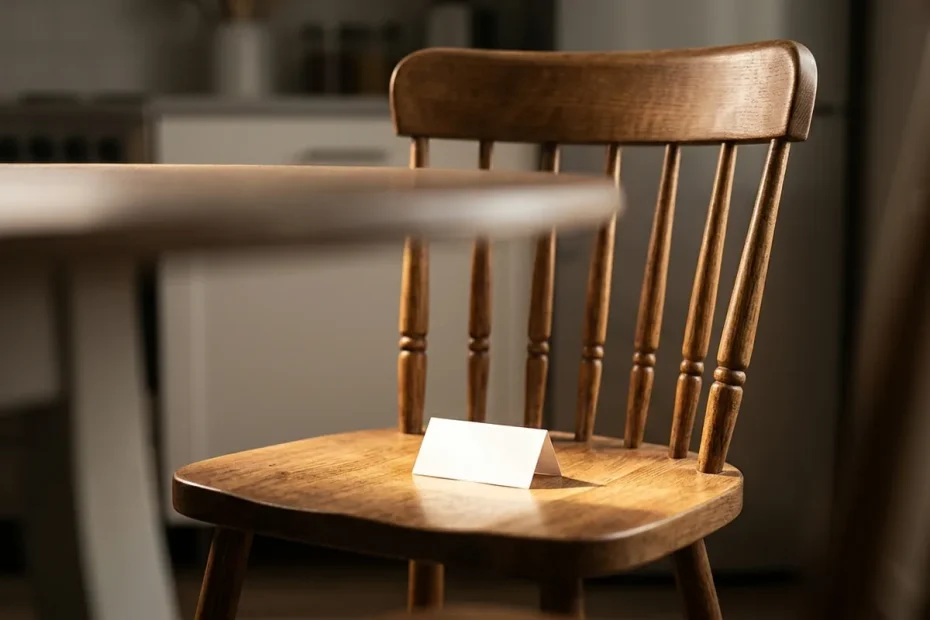 Scegli sempre lo stesso posto a tavola? Il piccolo test che può dire molto sul bisogno di controllo